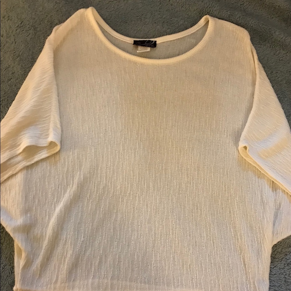 Cream sweater